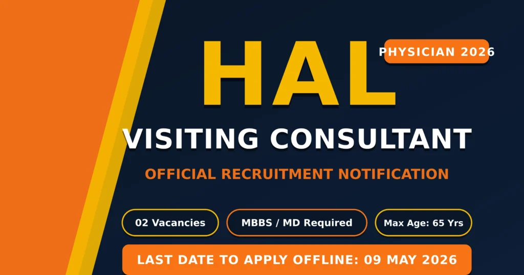 HAL Visiting Consultant Recruitment 2026