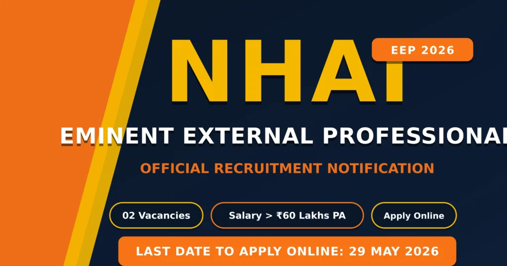 NHAI Eminent External Professional Recruitment 2026